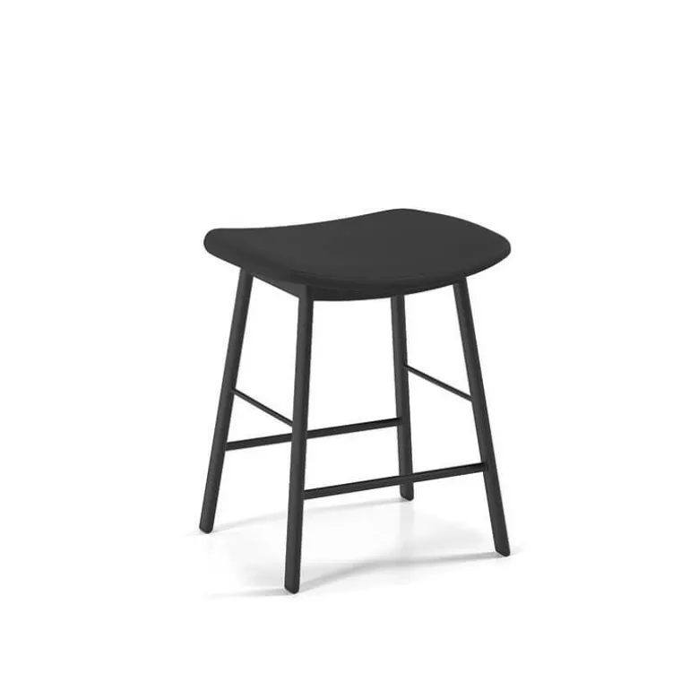 Ami Tabouret bas en simili sans dossier pour petit espace