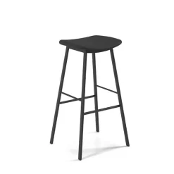 Ami Tabouret de bar en simili sans dossier moderne empilable