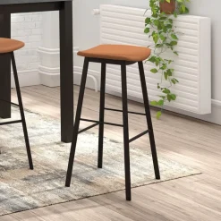 Ami Tabouret snack sans dossier simili fabrication belge