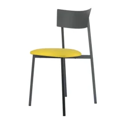 Anémone Carrier ® Chaise de cuisine contemporaine en métal fabriquée en France