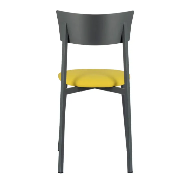 Anémone Carrier ® Chaise de cuisine contemporaine en métal fabriquée en France