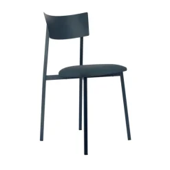 Anémone Carrier ® Chaise de cuisine contemporaine en métal fabriquée en France