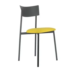 Anémone Carrier ® Chaise de cuisine contemporaine en métal fabriquée en France