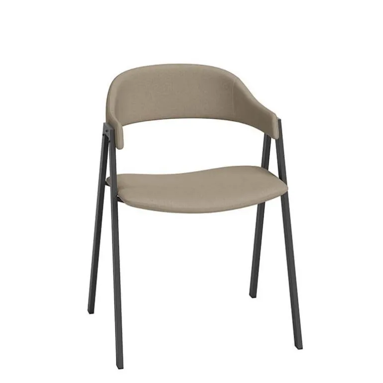 Arca Fauteuil de table avec accoudoirs en simili