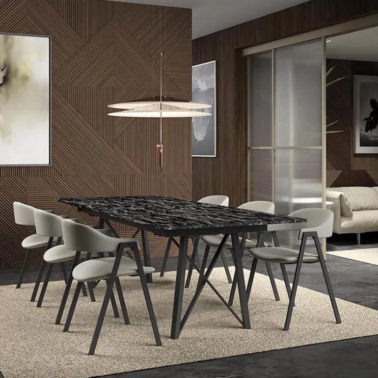 Arca Fauteuil de table en tissu