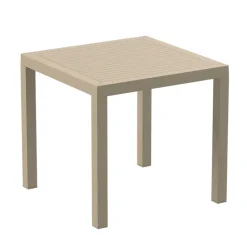 Ares Table de terrasse carrée en résine