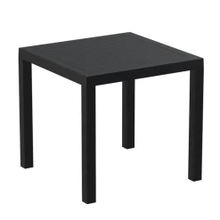 Ares Table de terrasse carrée en résine