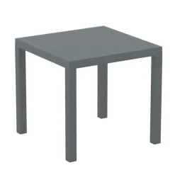 Ares Table de terrasse carrée en résine