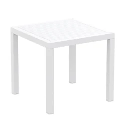 Ares Table de terrasse carrée en résine