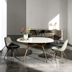Arkos Sovet® Table de designer italienne carrée bords arrondis en céramique