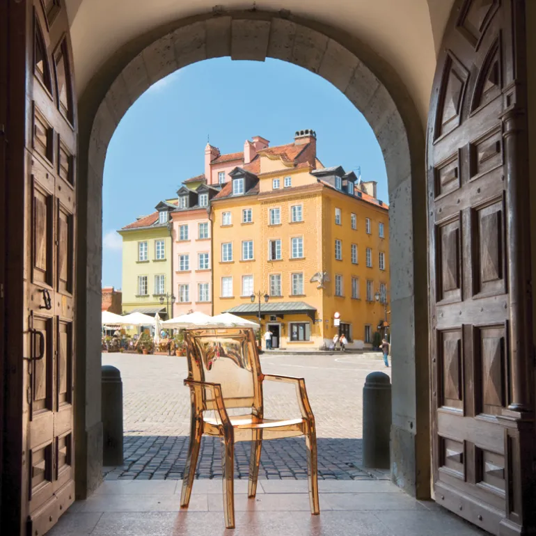 Arthur Fauteuil moderne en polycarbonate