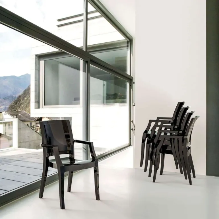 Arthur Fauteuil moderne en polycarbonate