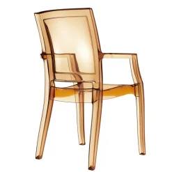 Arthur Fauteuil moderne en polycarbonate