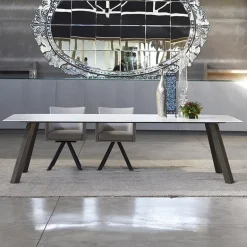 Artur Table de salle à manger moderne en Dekton