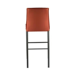 Atlanta Tabouret snack italien en synthétique avec pieds en métal