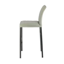 Atlanta Tabouret snack italien en synthétique avec pieds en métal