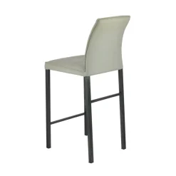 Atlanta Tabouret snack italien en synthétique avec pieds en métal