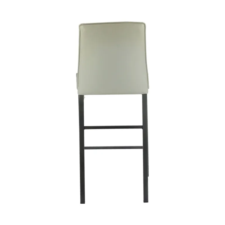 Atlanta Tabouret snack italien en synthétique avec pieds en métal