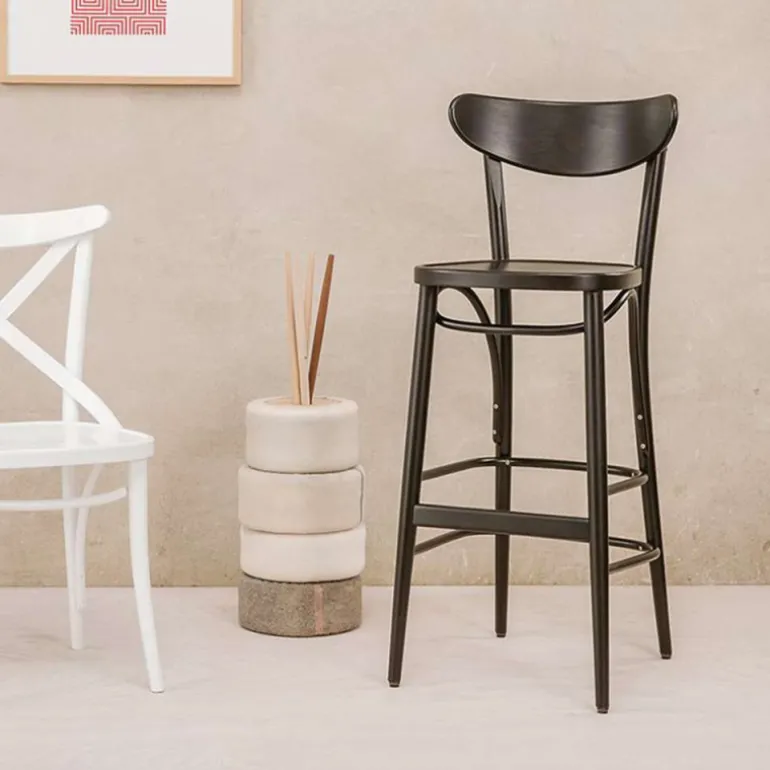 Banana Ton® Tabouret de bar bistrot en bois