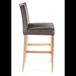 BarCarpe Tabouret de bar en tissu et bois