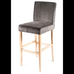 BarCarpe Tabouret de bar en tissu et bois