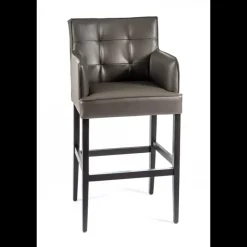 BarDiem 2 Tabouret de bar en synthétique et bois