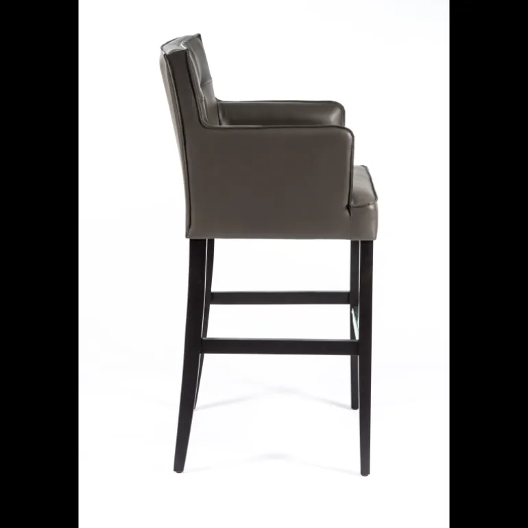 BarDiem 2 Tabouret de bar en synthétique et bois