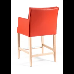 BarDiem 2 Tabouret snack matelassé avec accoudoirs