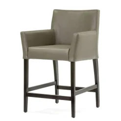 BarMatiz Tabouret snack avec dossier et accoudoirs en synthétique