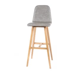 BarPandora diamant Tabouret de bar scandinave avec pieds en bois