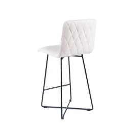 BarPlaza diamant Tabouret snack style scandinave avec pieds design en métal