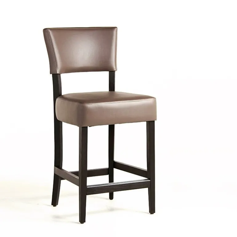 BarSteffi Tabouret snack en bois et synthétique