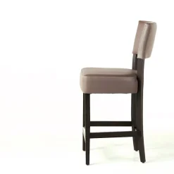 BarSteffi Tabouret snack en bois et synthétique