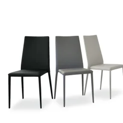 Bea Chaise contemporaine en cuir