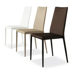 Bea Chaise contemporaine en cuir