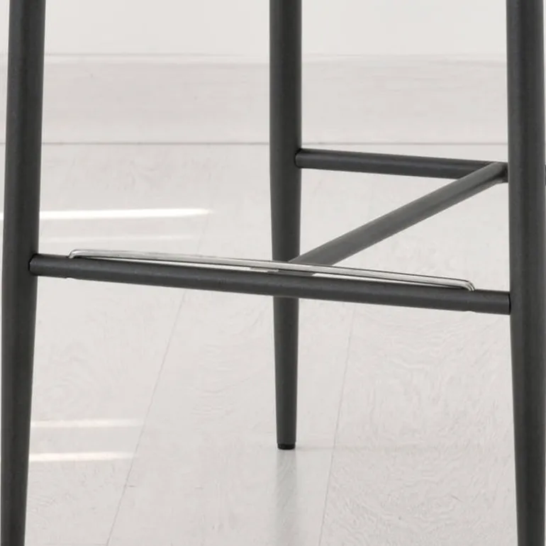 Beo Tabouret contemporain italien en cuir