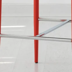 Beo Tabouret contemporain italien en cuir