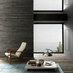 Bessy Table basse relevable avec plateau pliant en céramique et pieds métal