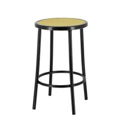 Bistro Tabouret bistrot sans dossier assise imitation cannage fabriqué en France