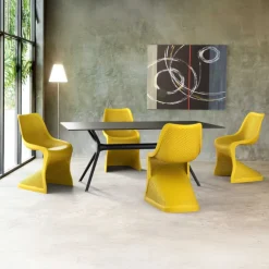 Bloom Chaise design ajourée en polypropylène