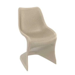 Bloom Chaise design ajourée en polypropylène