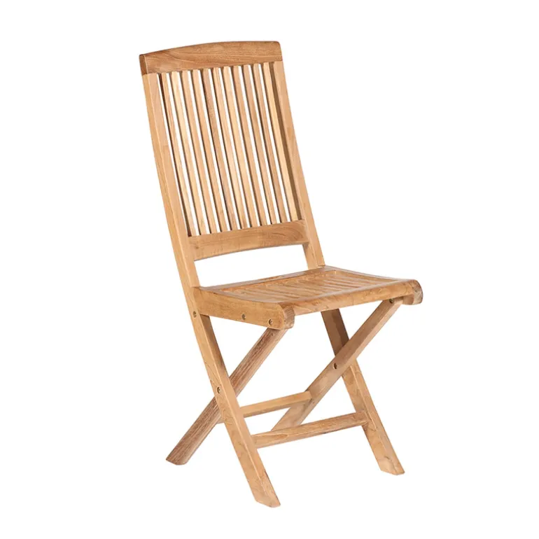 BodiniChaise de jardin pliante en teck massif