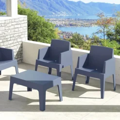 Box Fauteuil de terrasse moderne en polypropylène