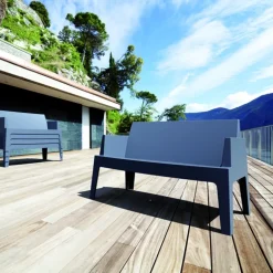 Box Sofa Banquette de jardin en polypropylène