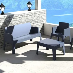 Box Sofa Banquette de jardin en polypropylène