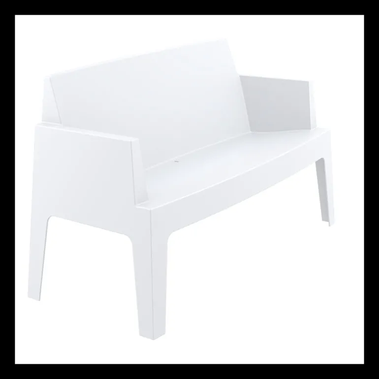 Box Sofa Banquette de jardin en polypropylène