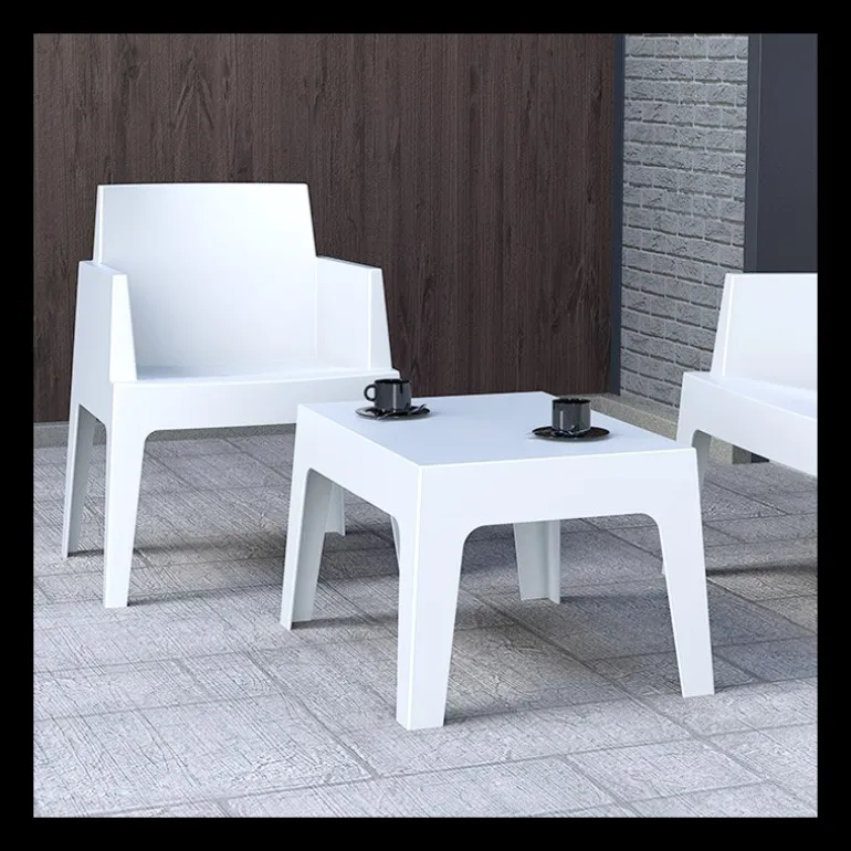 Box Table basse de jardin en polypropylène