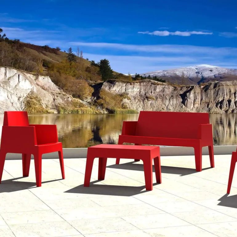 Box Table basse de jardin en polypropylène