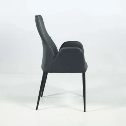 Bridge Mathilde Fauteuil moderne en synthétique et métal fabriqué en Italie