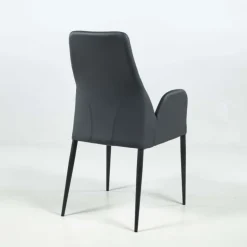 Bridge Mathilde Fauteuil moderne en synthétique et métal fabriqué en Italie